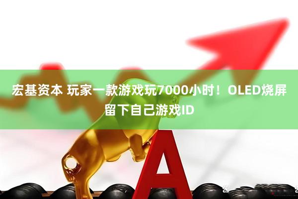 宏基资本 玩家一款游戏玩7000小时！OLED烧屏留下自己游戏ID